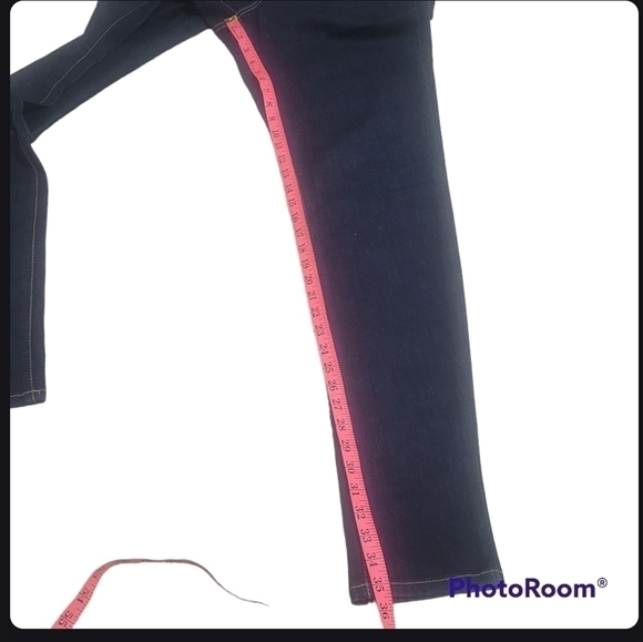 Mossimo Denim-low rise boot cut Jeans blue in size 16/33L - Picture 10 of 11